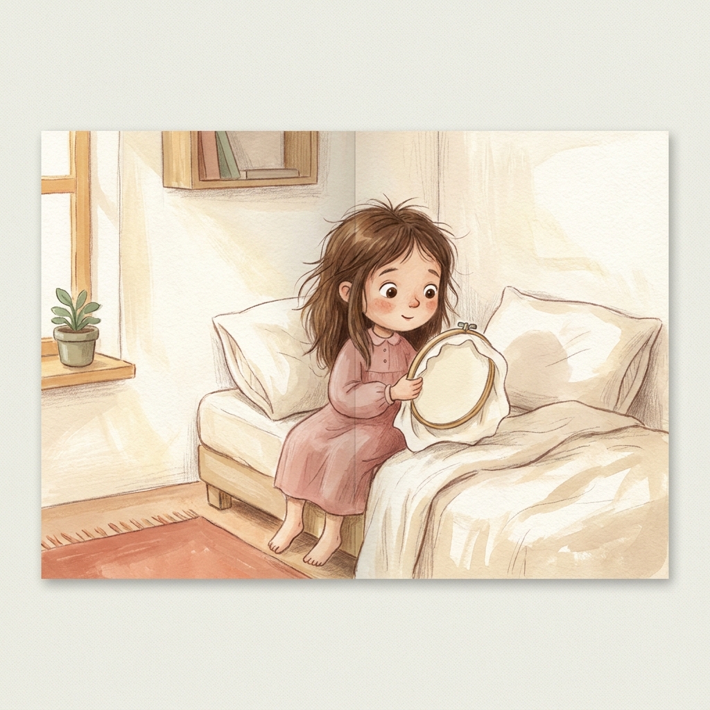 A spread from Mia's book