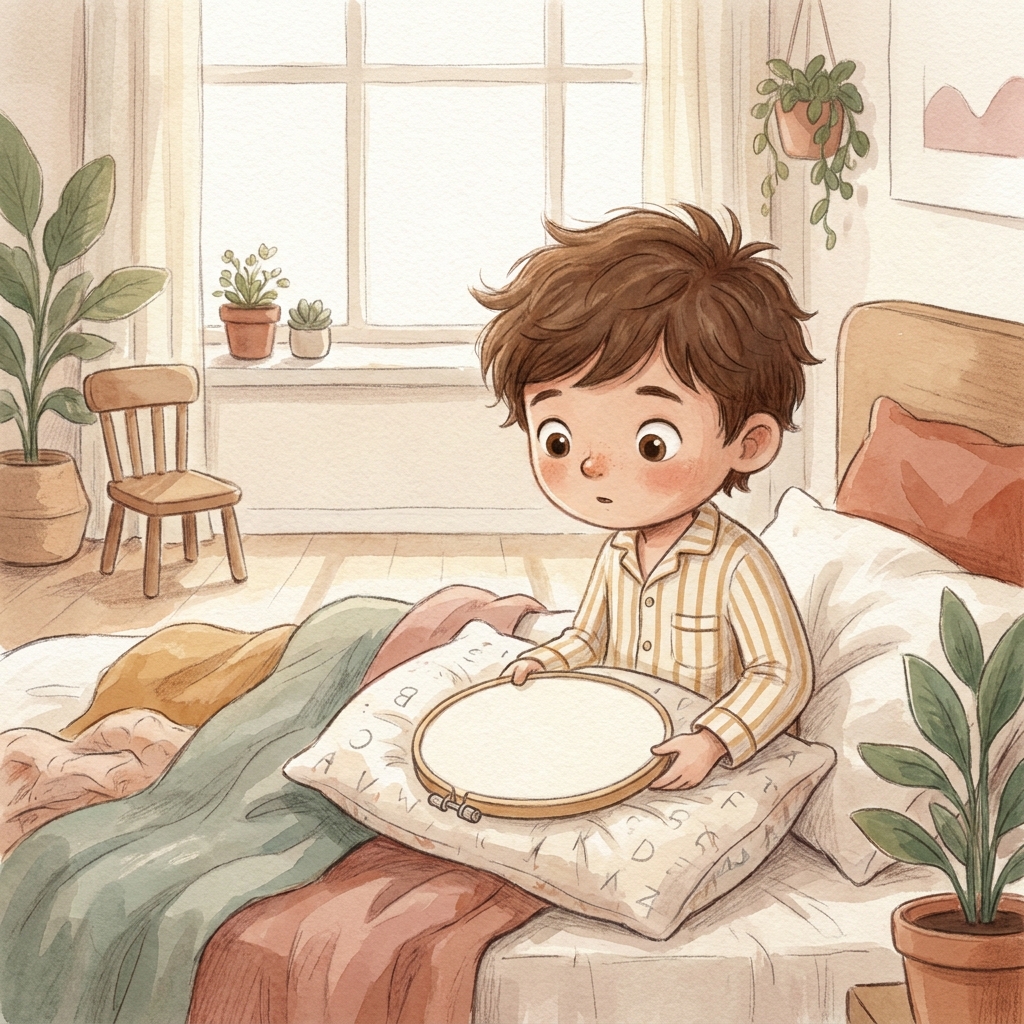 A spread from Liam's book